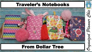 Traveler's Notebooks From Dollar Tree | DIY Decor