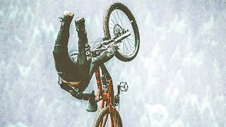 Big Dh Bike Tricks At Reboul Jam In Chatel Bikepark - Bienvenido Aguado