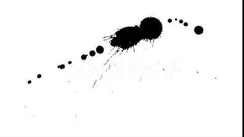 Ink Drop on Dry Paper 36 | Motion Graphics - Envato elements