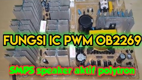 Cara kerja power supply switching speaker aktif polytron