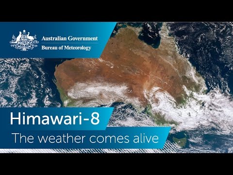 Himawari-8: The weather comes alive
