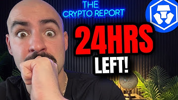 Can CRO Reach $.15 Before 2026? (CRO COIN PRICE PREDICTION vs BITCOIN EXPLOSION!) 24HRS LEFT!