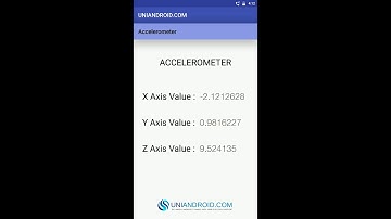 Android - Accelerometer