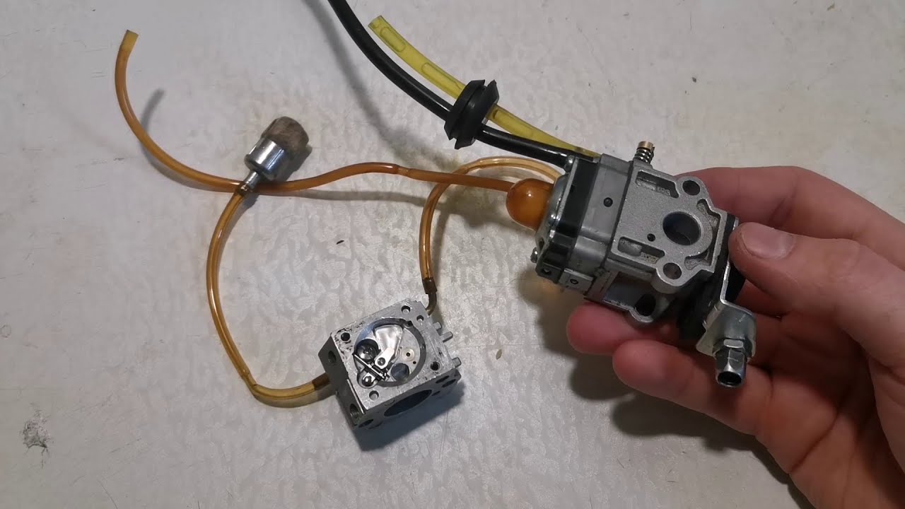 Схема работы праймера бензопилы