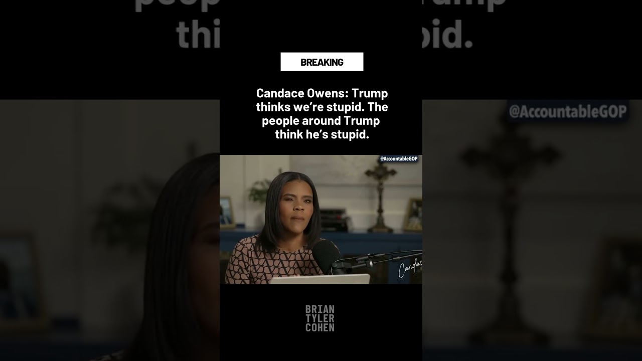 Candace Owens: “Trump thinks we’re stupid”