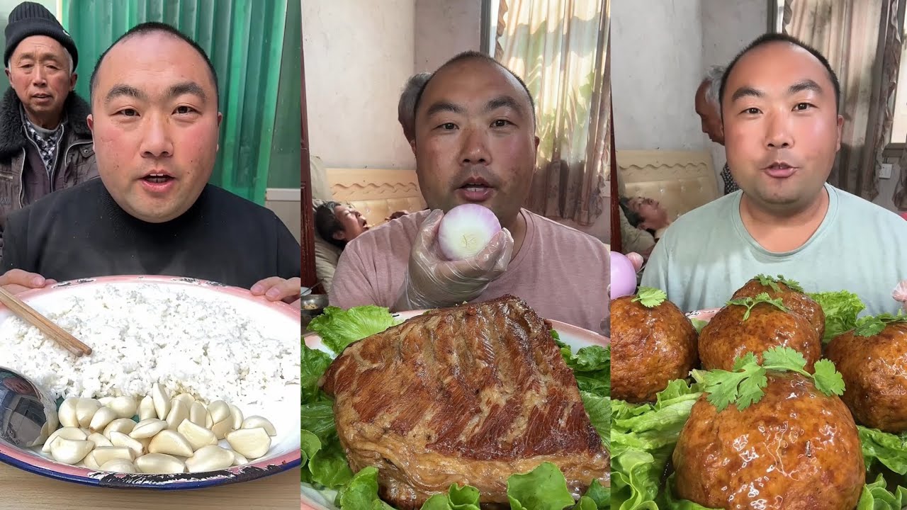 Mukbang #71 :Eat pig brain belly pork, Fried skewers 😋🤤.#belly #delicious  #mukbang #food  