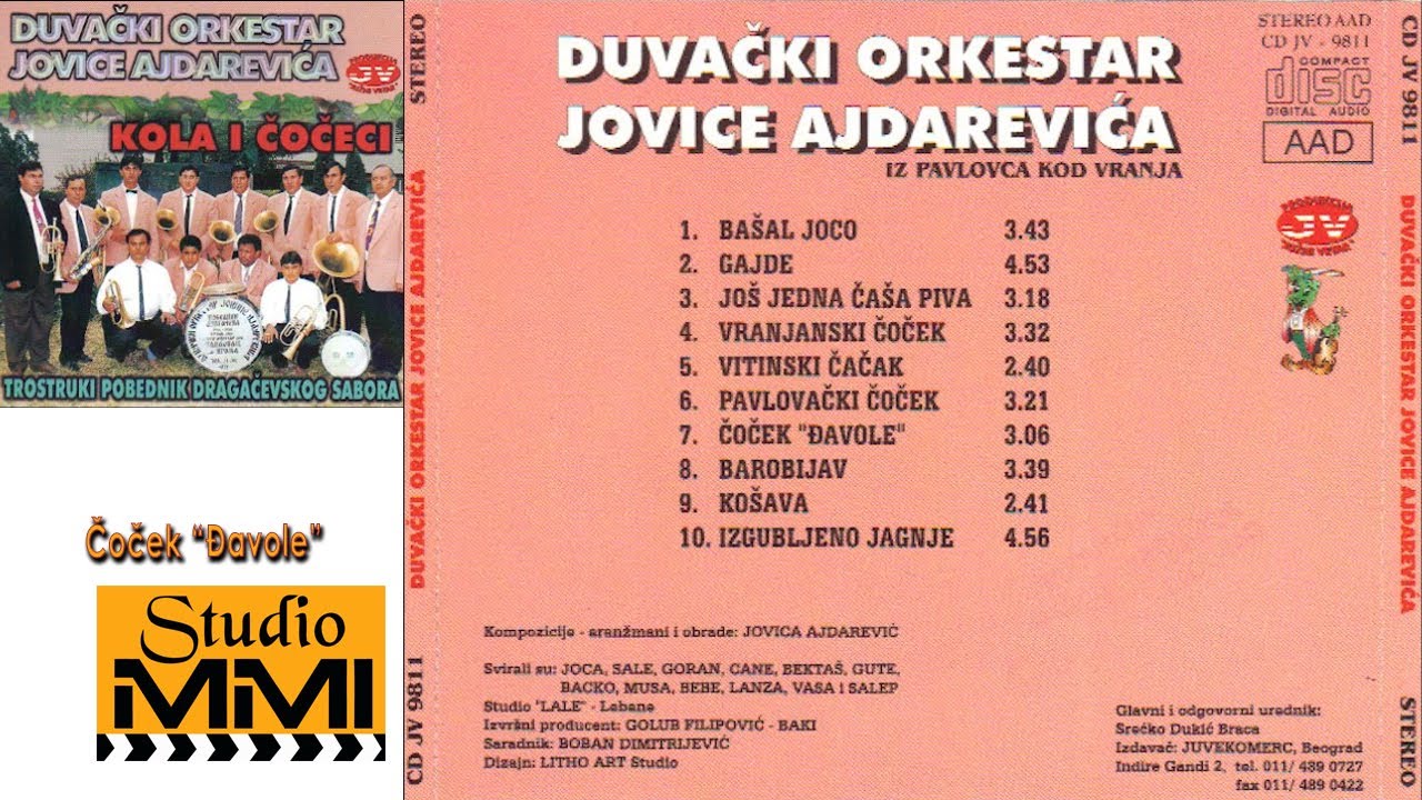 Duvacki orkestar Jovice Ajdarevica - Cocek  Djavole