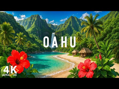 Oahu Hawaï 4K Explorez Les Superbes Plages Et Les Merveilles Volcaniques D Hawaï VIDÉO 4K UHD 