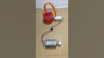 How Running a Water Pump Using Rope Pulling DC Generator ° DC Motor #dcmotor #tech #shorts