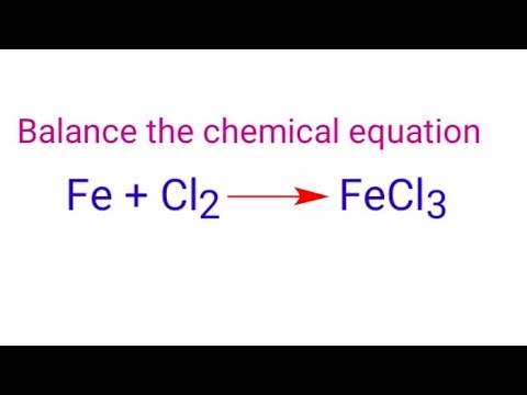 Fecl2 cl2 fecl3 реакция