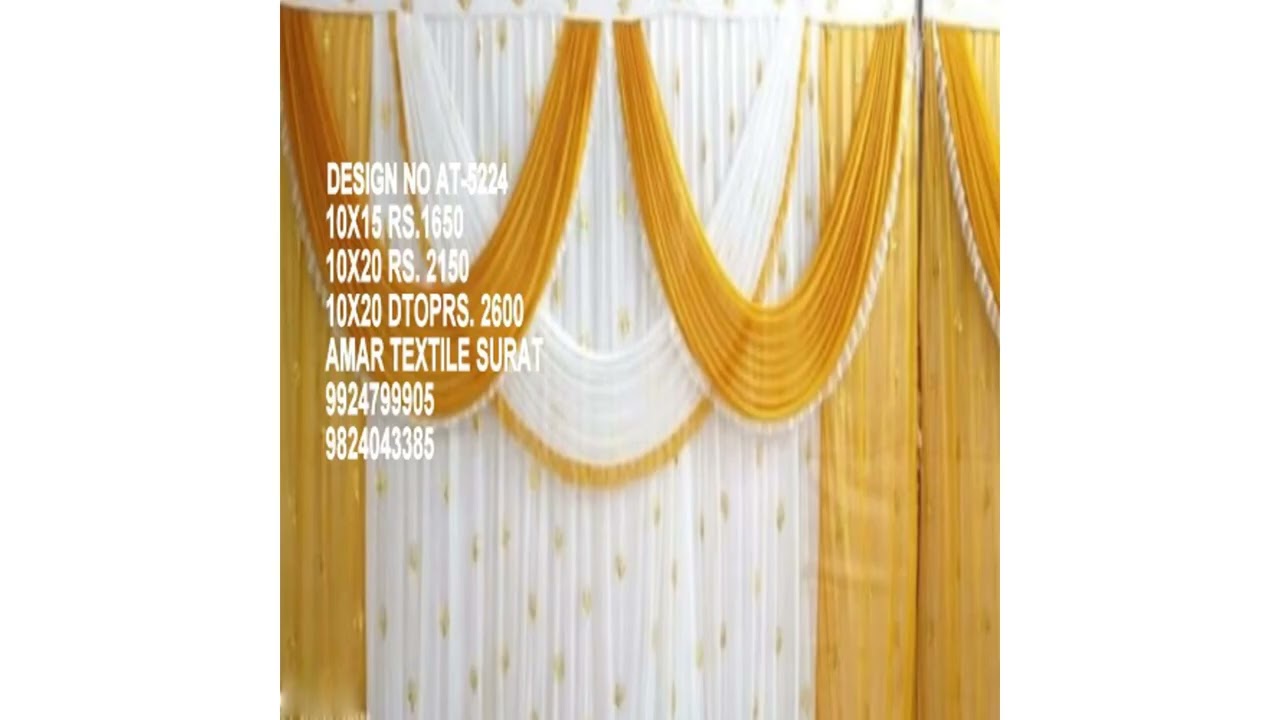 Royal Look Lycra Parda for Banquet & Reception Setup 9924799905 CALL NOW