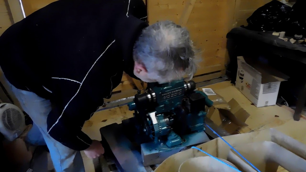 The boat engine and stations 5 and 6 - SV Tapatya EP15