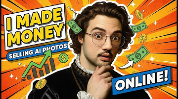 I Made Money Selling AI Photos Online! | Adobe Stock