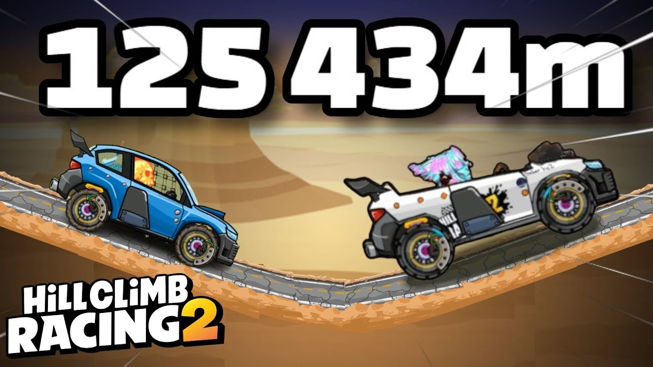 🔥125KM+ in DESERT VALLEY.. with Rally Car?! 😱 - Hill Climb Racing 2 ...