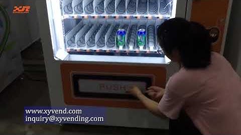 XY vending machine for Mexico beverage drink, Maquina expendedora peso