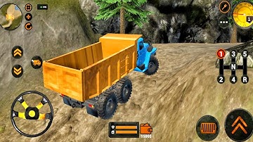 Backhoe Loader JCB Simulator Gameplay - Indian Vehicles JCB Truck Driving - Android Gameplay