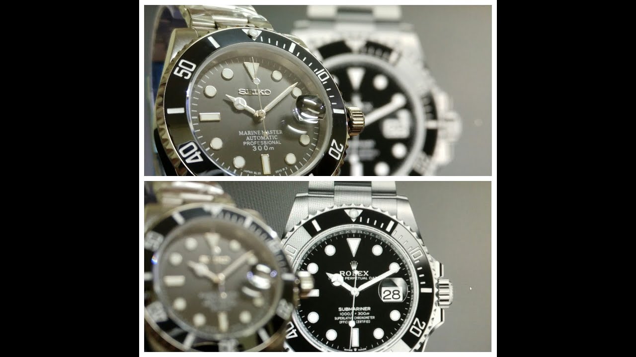 SEIKO Marine Master - ХОМАЖ на ROLEX SUBMARINER (для АВИТО)