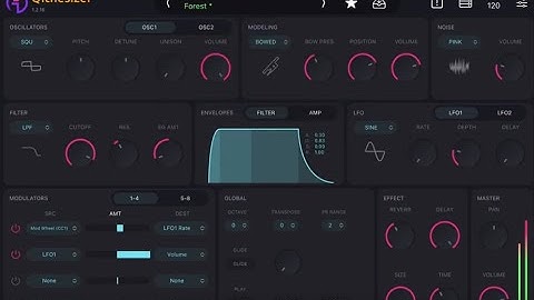 Qithesizer Advanced AUv3 hybrid synthesizer for iOS | By @robkoo_official