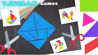 How to create Tangram Games - Visual Art - Tangram Template - Kindergarten Primary School screenshot 5