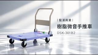 龍浦興業 樹脂微音手推車 中20161027