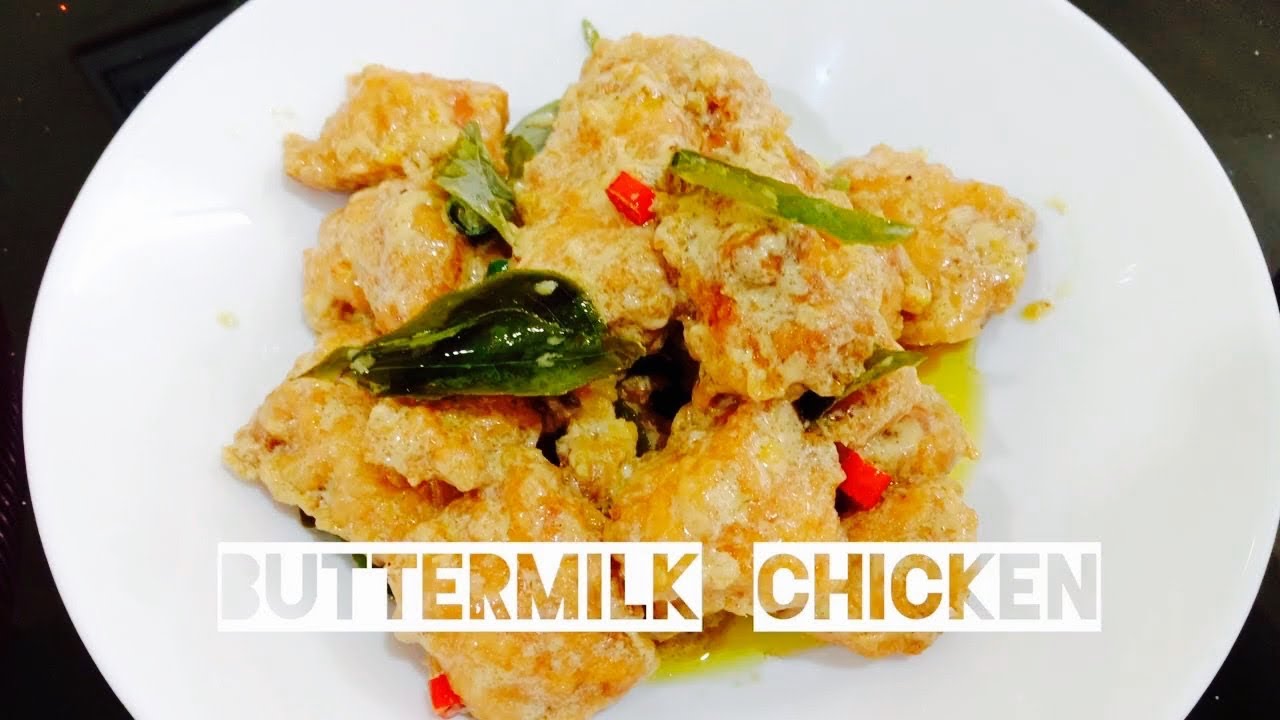 Buttermilk chicken Cara Masak Ayam Buttermilk YouTube