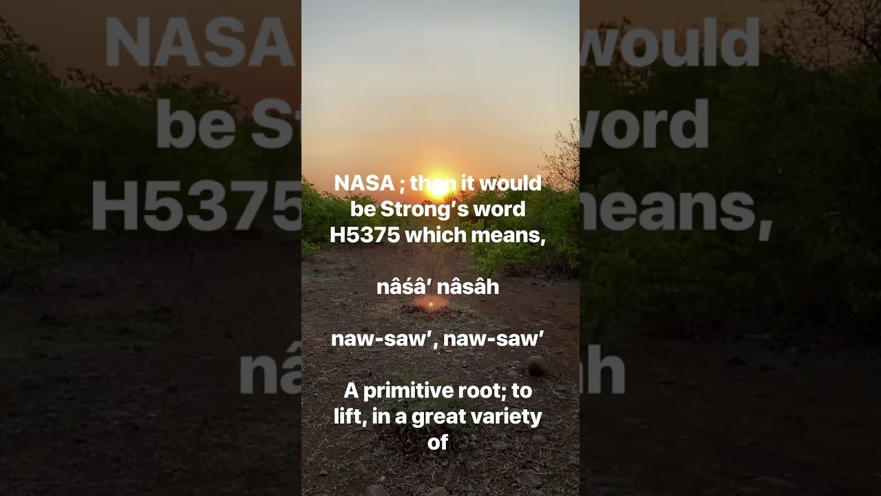 What Does NASA Mean In Hebrew YouTube What Does NASA Mean In Hebrew YouTube