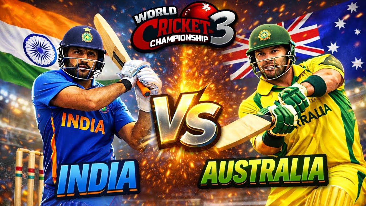 India vs Australia 🏏 Full Match 2025 | WCC 3 | iQOO 13 Gameplay