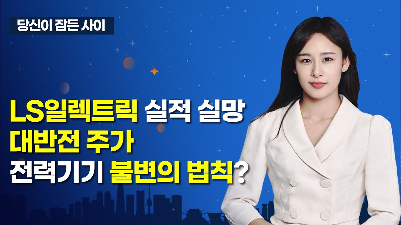 [MTN 당잠사] LS일렉트릭 실적 실망 대반전 주가 전력기기 불변의 법칙? / 머니투데이방송 (증시, 증권)