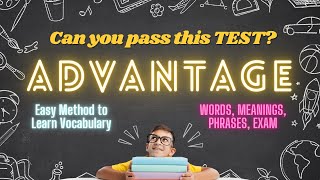 Advantage Synonym words | Improve your Vocabulary, Grammar & Reading Skills.