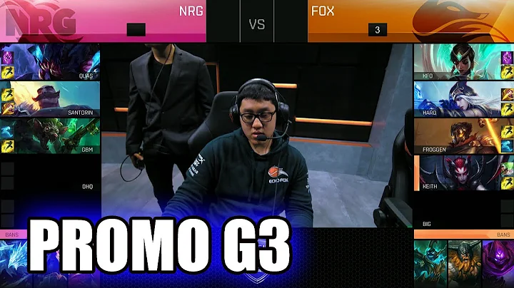 Echo Fox vs NRG eSports | Game 3 S7 NA LCS Spring 2017 Promotion Tournament | FOX vs NRG G3 1080p