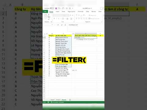 [Thủ thuật Excel] Tại sao Hàm FILTER là lựa chọn tốt hơn so với Hàm VLOOKUP?#Shorts 2023 mới nhất