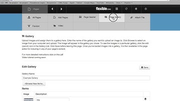 Mobile CMS Content Management System Tutorial - "Add a new gallery"