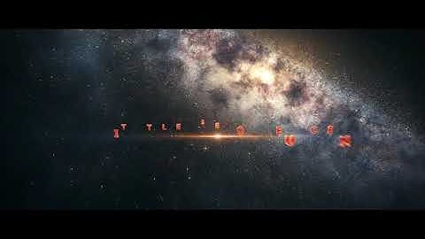 Galactic Journey Title Sequence | After Effects Template | Titles