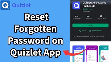 How to Reset Your Forgotten Password on Quizlet App? Recover Your Password on Quizlet 2024