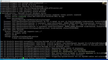 Install MariaDB - Ubuntu Server 20.04