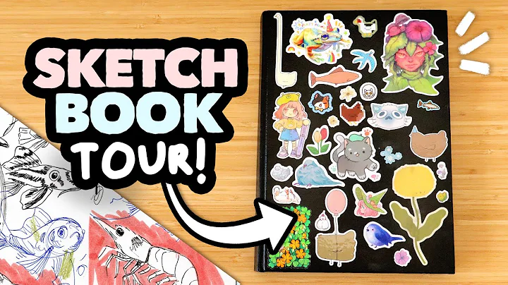 Sketchbook Tour! My Big & Messy Mixed-Media Sketchbook