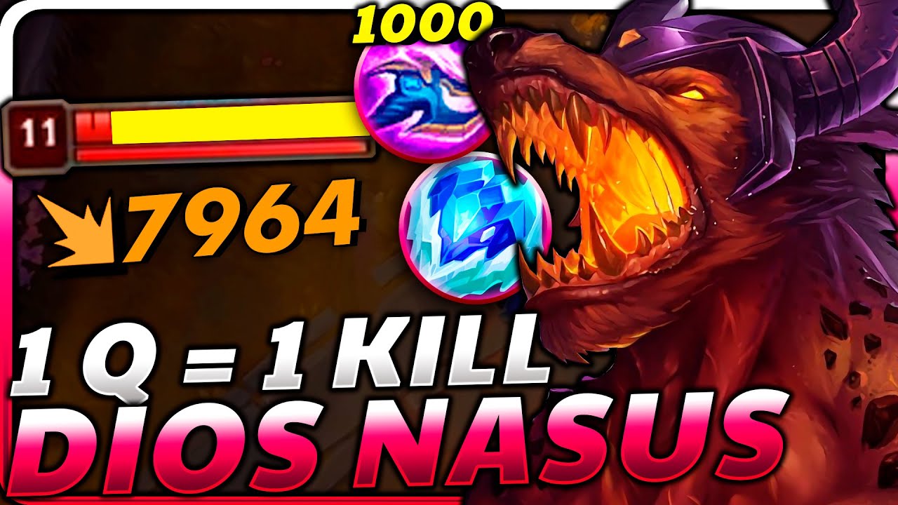 🤮¡RIOT SE VUELVE LOCO y BUFFA a NASUS y REVIENTO a ESTE TRYNDA HACIENDOLE LLORAR ESTANDO AFK FARM!