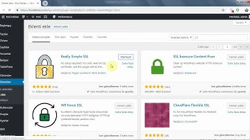 Wordpress SSL Kurulumu ve Etkinleştirme