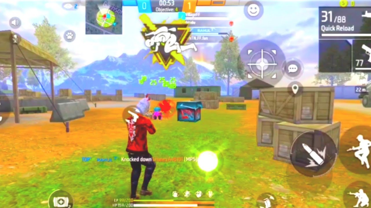 free fire max - free fire ca rank push gameplay / free fire cs ranked / cs ranked gameplay video