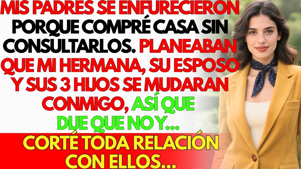 Mis padres enfurecieron: Compré casa sin avisar y ellos querían MUDAR A MI HERMANA AHÍ