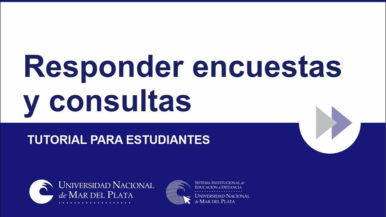 Tutorial | Responder encuestas y consultas - Competencia práctica - YouTube