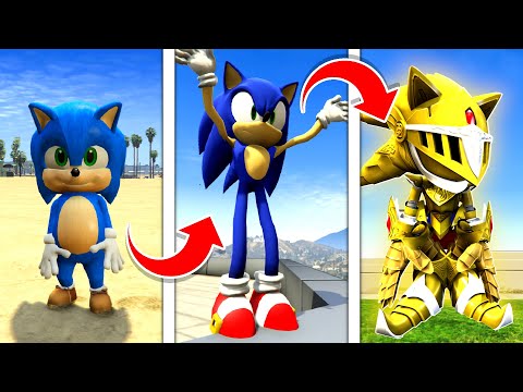 How To UPGRADE SONIC Into A GOD In GTA 5 ... (Secret Powers!) - GTA 5 Mods Funny Gameplay