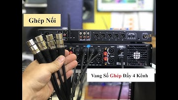 Hướng Dẫn AE | Cách Ghép Nối Vang Số Hoặc Cơ Với Cục Đẩy 4 Kênh