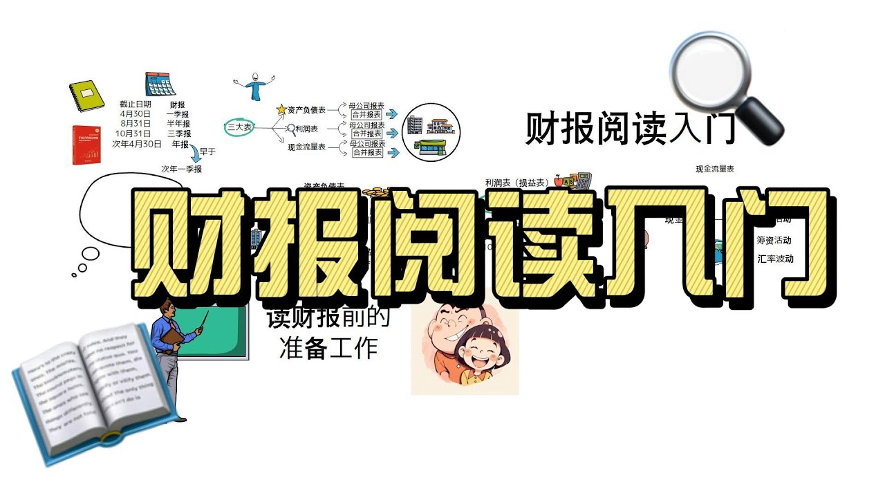财报阅读入门。资产负债表、利润表、现金流量表简介。财报发布时间。 - YouTube