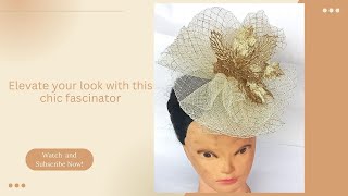 Elegant DIY Crinoline Fascinator: Craft Your Own Headpiece in Minutes!