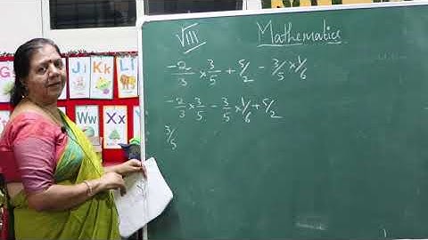 VIII Std Mathematics Video 02 - Rational Numbers Part 2