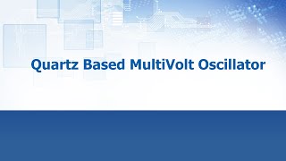 Quartz Based MultiVolt Oscillators - ECS Inc. International