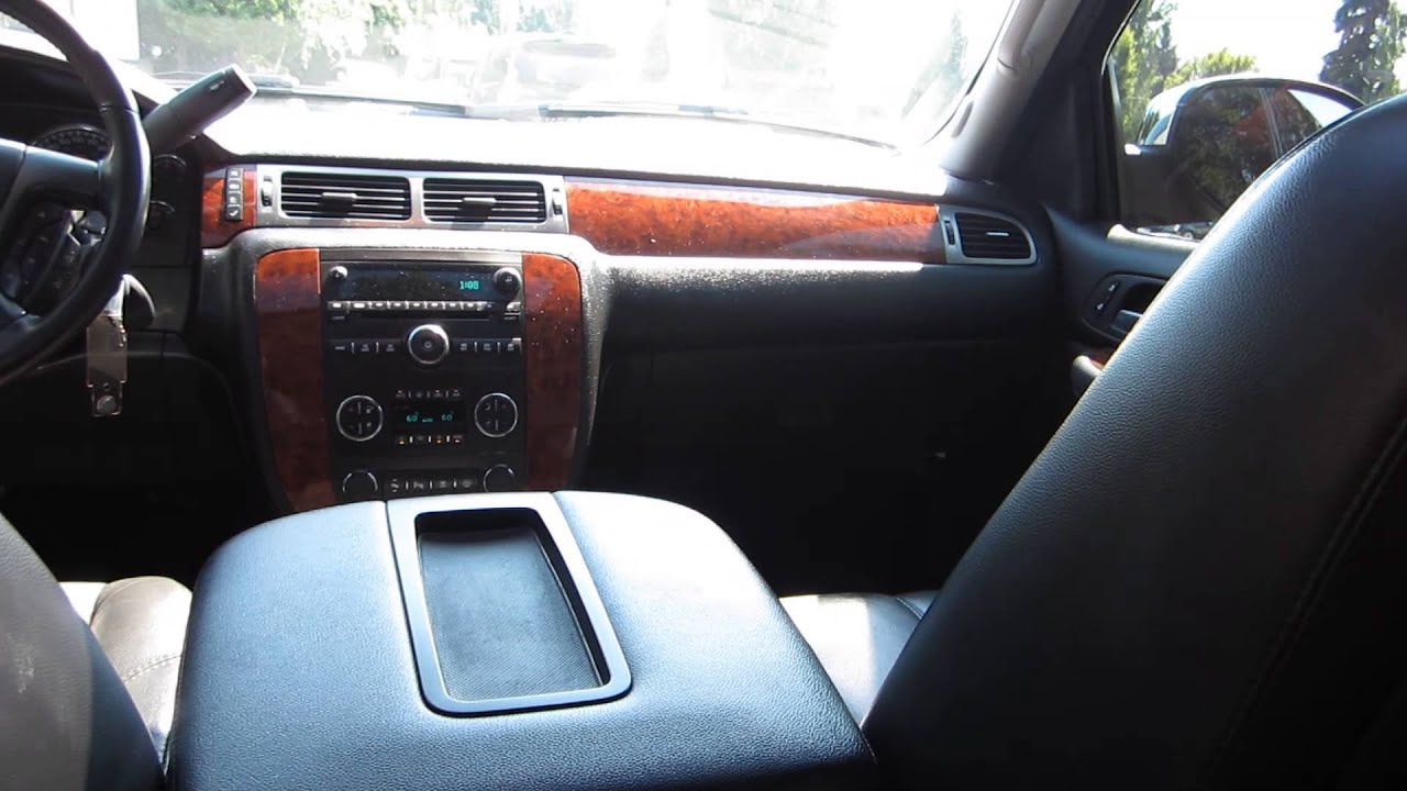 2007 Chevrolet Tahoe Black Stock 12204c Interior Youtube