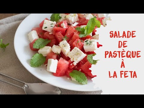 Vidéo: Comment Faire Une Salade De Quartiers De Pastèque