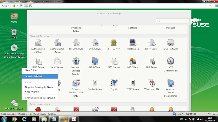 Sharing folder in SUSE Linux by Samba (Thai Version)